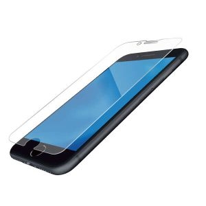 ELECOM iPhone SE 第3世代 ガラスフィルム 0.33mm ブルーライトカットット PM-A22SFLGGBLM