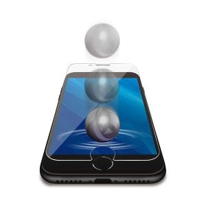 ELECOM iPhone SE 第3世代 ガラスフィルム SHOCKPLOOF PM-A22SFLGZOBLM