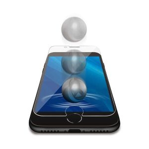 ELECOM iPhone SE 第3世代 ガラスフィルム SHOCKPLOOF ブ PM-A22SFLGZBL
