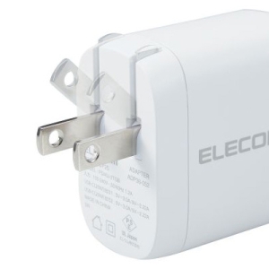 ELECOM USB Power DeliveryAC充電器(40W C×2) USB Power DeliveryAC充電器(40W C×2) MPA-ACCP25WH 画像3