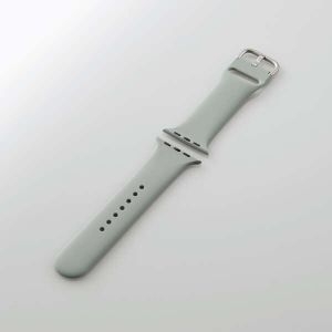 ELECOM Apple Watch用シリコンバンド ニュアンスカラー Apple Watch用シリコンバンド ニュアンスカラー AW-45BDSCGGY