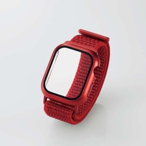 ELECOM Apple Watch41mm用フルカバーケース ファブリックバンド Apple Watch41mm用フルカバーケース ファブリックバンド AW-21BBCFBRD