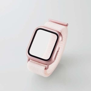 ELECOM 【生産完了品】Apple Watch40mm用フルカバーケース ファブリックバンド AW-20SBCFBPN
