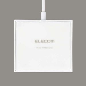ELECOM マグネット内蔵ワイヤレス充電器(5W・スタンド・1.5m) マグネット内蔵ワイヤレス充電器(5W・スタンド・1.5m) W-MS01WH 画像3