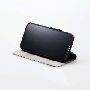 ELECOM iPhone 13 ソフトレザーケース 薄型 磁石付 iPhone 13 ソフトレザーケース 薄型 磁石付 PM-A21BPLFUNV 画像3