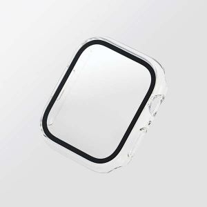 ELECOM Apple Watch45mm用フルカバーケース プレミアムガラス Apple Watch45mm用フルカバーケース プレミアムガラス AW-21AFCGCR