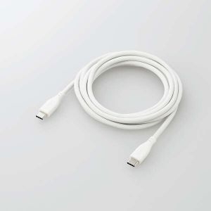 ELECOM ナメラカUSB Type-Cケーブル(非認証品、C-C) ナメラカUSB Type-Cケーブル(非認証品、C-C) MPA-CCSS20WH 画像2