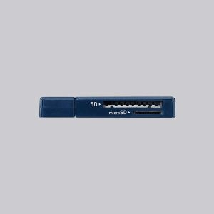 ELECOM USB2.0対応メモリカードリーダ/スティックタイプ USB2.0対応メモリカードリーダ/スティックタイプ MR-D205BU 画像2