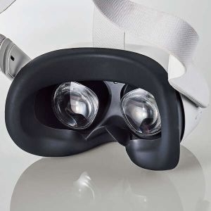 ELECOM 【生産完了品】Oculus Quest 2用シリコンフェイスカバー Oculus Quest 2用シリコンフェイスカバー VR-Q2FC01BK 画像3