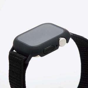 ELECOM Apple Watch41mm用フルカバーケース ファブリックバンド Apple Watch41mm用フルカバーケース ファブリックバンド AW-21BBCFBBK 画像2