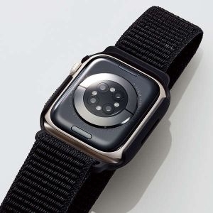 ELECOM Apple Watch41mm用フルカバーケース ファブリックバンド Apple Watch41mm用フルカバーケース ファブリックバンド AW-21BBCFBBK 画像3