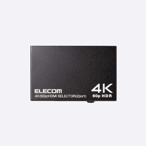 ELECOM HDMI切替器(2ポート) HDMI切替器(2ポート) DH-SW4KP21BK 画像3