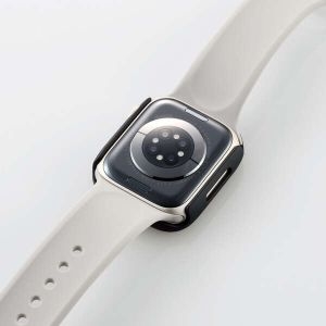 ELECOM 【生産完了品】Apple Watch41mm用フルカバーケース プレミアムガラス セラ Apple Watch41mm用フルカバーケース プレミアムガラス セラ AW-21BFCGCBK 画像2