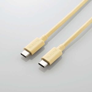 ELECOM USB4ケーブル(認証品、USB Type-C(TM) to USB Type-C(TM)) USB4-APCC5P08YL