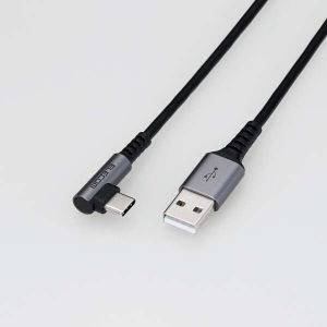 ELECOM USB2.0ケーブル(認証品、A-C、L型コネクタ) USB2.0ケーブル(認証品、A-C、L型コネクタ) MPA-ACL03NBK