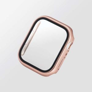 ELECOM Apple Watch45mm用フルカバーケース プレミアムガラス 高透明 Apple Watch45mm用フルカバーケース プレミアムガラス 高透明 AW-21AFCGGD