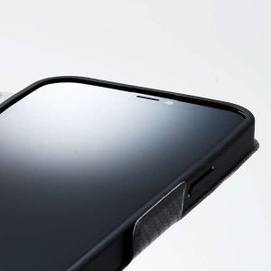 ELECOM iPhone 13 Pro ソフトレザーケース 薄型 磁石付 iPhone 13 Pro ソフトレザーケース 薄型 磁石付 PM-A21CPLFUCB 画像5