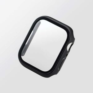 ELECOM Apple Watch45mm用フルカバーケース プレミアムガラス セラミックコート Apple Watch45mm用フルカバーケース プレミアムガラス セラミックコート AW-21AFCGCBK