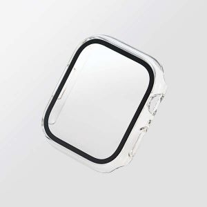 ELECOM Apple Watch45mm用フルカバーケース プレミアムガラス セラミックコート Apple Watch45mm用フルカバーケース プレミアムガラス セラミックコート AW-21AFCGCCR