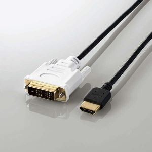 ELECOM HDMI-DVI変換ケーブル(スリム) HDMI-DVI変換ケーブル(スリム) DH-HTDS15BK