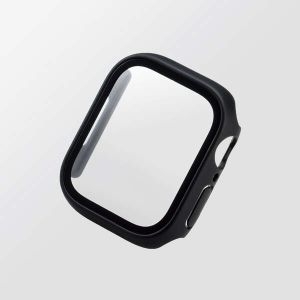ELECOM Apple Watch41mm用フルカバーケース プレミアムガラス AW-21BFCGMBK
