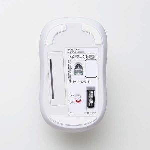 ELECOM 【生産完了品】簡易包装 無線IRマウス(Sサイズ・ホワイト) 簡易包装 無線IRマウス(Sサイズ・ホワイト) M-K5DRKWH/RS 画像3