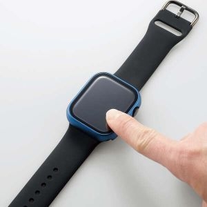 ELECOM Apple Watch45mm用フルカバーケース プレミアムガラス セラミックコート Apple Watch45mm用フルカバーケース プレミアムガラス セラミックコート AW-21AFCGCNV 画像3