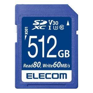 ELECOM SDXCメモリカード(UHS-I 対応) SDXCメモリカード(UHS-I 対応) MF-FS512GU13V3R