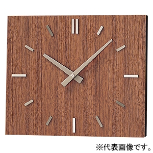 パナソニック 【販売終了】壁掛型子時計 屋内用 角型 250×300mm ウォールナット縦木目 TC1613