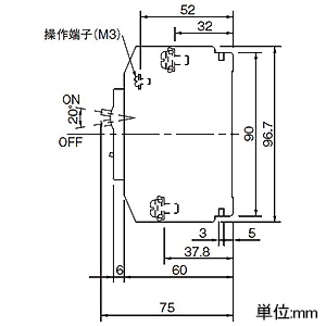 パナソニック グリーンパワー リモコン漏電ブレーカ 盤用 KR-30型 瞬時励磁式 漏電保護用 30AF 2P2E 操作回路電圧24V 15A 感度電流15mA JIS協約形シリーズ グリーンパワー リモコン漏電ブレーカ 盤用 KR-30型 瞬時励磁式 漏電保護用 30AF 2P2E 操作回路電圧24V 15A 感度電流15mA JIS協約形シリーズ BKR21520 画像3