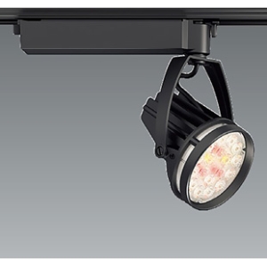 遠藤照明 LEDスポットライト 《LEDZ Rsシリーズ》 生鮮食品用 プラグタイプ 4000TYPE HCI-T(高彩度タイプ)70W相当 広角配光 非調光 生鮮ナチュラル 黒 ERS6285B