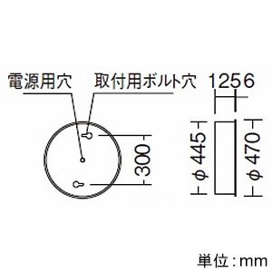 遠藤照明 LEDサークルベースライト 埋込型 450シリーズ 6000lmタイプ FHP32W×3相当 調光・非調光兼用型 ナチュラルホワイト(4000K) LEDサークルベースライト 埋込型 450シリーズ 6000lmタイプ FHP32W×3相当 調光・非調光兼用型 ナチュラルホワイト(4000K) EFK9966W 画像2