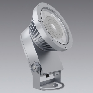 遠藤照明 LEDハイパワースポットライト 防湿・防雨形 9000TYPE メタルハライドランプ250W相当 中角配光 無線制御タイプ 調光調色(12000〜1800K) シルバー SXS3031S