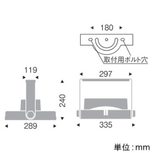 遠藤照明 耐塩軽量フラッドライト 高天井用 防湿・防雨形 16500TYPE メタルハライドランプ400W相当 拡散配光 非調光 昼白色 耐塩軽量フラッドライト 高天井用 防湿・防雨形 16500TYPE メタルハライドランプ400W相当 拡散配光 非調光 昼白色 ERS6379SA 画像2