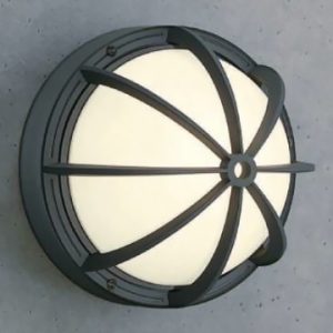 遠藤照明 LEDブラケットライト 防湿・防雨形 Disk75 白熱球40W形相当 GX53-1a口金 ランプ別売 壁面・天井面取付兼用 ダークグレー ERB6076H