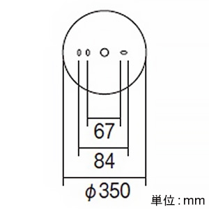 遠藤照明 LEDブラケットライト 2灯用 防湿・防雨形 FCL30W相当 E26口金 ランプ別売 壁面・天井面取付兼用 黒艶消 LEDブラケットライト 2灯用 防湿・防雨形 FCL30W相当 E26口金 ランプ別売 壁面・天井面取付兼用 黒艶消 ERG5544BA 画像2