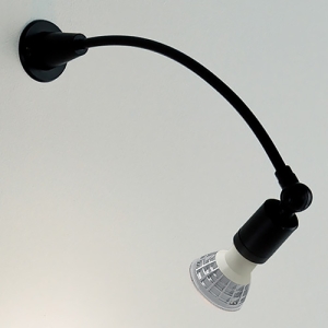 遠藤照明 LEDブラケットライト 110Vφ50省電力ダイクロハロゲン球50W形40W×1相当 調光対応 E11口金 ランプ別売 灯体可動形 黒 ERB6330B