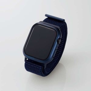 ELECOM Apple Watch45mm用フルカバーケース ファブリックバンド Apple Watch45mm用フルカバーケース ファブリックバンド AW-21ABCFBNV 画像2