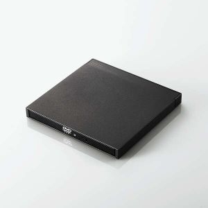 ELECOM USB3.2 読込専用ポータブルDVDドライブ ブラック LDV-PML8U3NBK