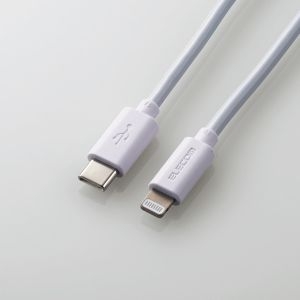 ELECOM USB C-Lightningケーブル/スタンダード/2.0m/ホワイト USB C-Lightningケーブル/スタンダード/2.0m/ホワイト MPA-CL20WH