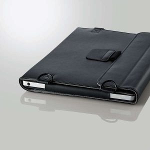 ELECOM Dynabook K50/手帳型ケース/ショルダーベルト付/キーボ Dynabook K50/手帳型ケース/ショルダーベルト付/キーボ TB-DYK50PLFBK 画像4