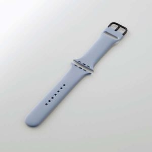ELECOM Apple Watch用シリコンバンド ニュアンスカラー(45/44/42 AW-45BDSCGNV