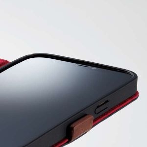 ELECOM 【生産完了品】iPhone13 ソフトレザーケース 磁石付 耐衝撃 ステッチ iPhone13 ソフトレザーケース 磁石付 耐衝撃 ステッチ PM-A21BPLFYBK 画像5