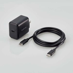 ELECOM USB Power Delivery20W AC充電器(C-Cケーブル MPA-ACCP18BK