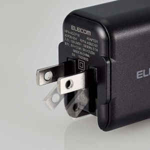 ELECOM USB Power Delivery20W AC充電器(C-Cケーブル USB Power Delivery20W AC充電器(C-Cケーブル MPA-ACCP18BK 画像3
