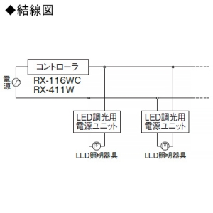 RX-116WC (遠藤照明)｜調光器/ライトコントローラー｜住宅用照明器具