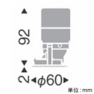 遠藤照明 LEDグレアレスダウンライト 600TYPE FHT24W相当 埋込穴φ50mm ウォールウォッシュ配光 調光調色 昼光色〜電球色 電源別売 黒 LEDグレアレスダウンライト 600TYPE FHT24W相当 埋込穴φ50mm ウォールウォッシュ配光 調光調色 昼光色〜電球色 電源別売 黒 ERD9378B 画像2