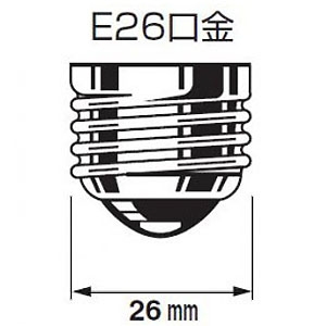 遠藤照明 【限定特価】LED電球 白熱球60W形相当 調光 昼白色 E26口金 LED電球 白熱球60W形相当 調光 昼白色 E26口金 RAD-904N 画像2