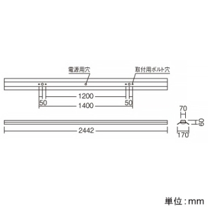 遠藤照明 LEDベースライト 110Wタイプ 直付型 反射笠付形 高効率省エネタイプ 13500lmタイプ Hf86W×2高出力型器具相当 調光 昼白色 LEDベースライト 110Wタイプ 直付型 反射笠付形 高効率省エネタイプ 13500lmタイプ Hf86W×2高出力型器具相当 調光 昼白色 ERK9819WA+FAD-755N 画像2