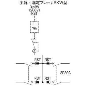 パナソニック カンタッチ動力アロー盤 テナント用動力分電盤 標準タイプ 露出形 屋内用 主幹漏電ブレーカ 主幹容量50A 50AF 回路数6 カンタッチ動力アロー盤 テナント用動力分電盤 標準タイプ 露出形 屋内用 主幹漏電ブレーカ 主幹容量50A 50AF 回路数6 BN565KPW1W 画像2